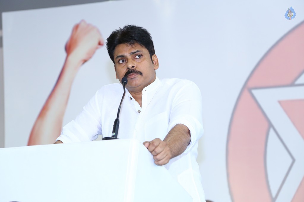 Pawan Kalyan Jana Sena Press Meet - 38 / 46 photos