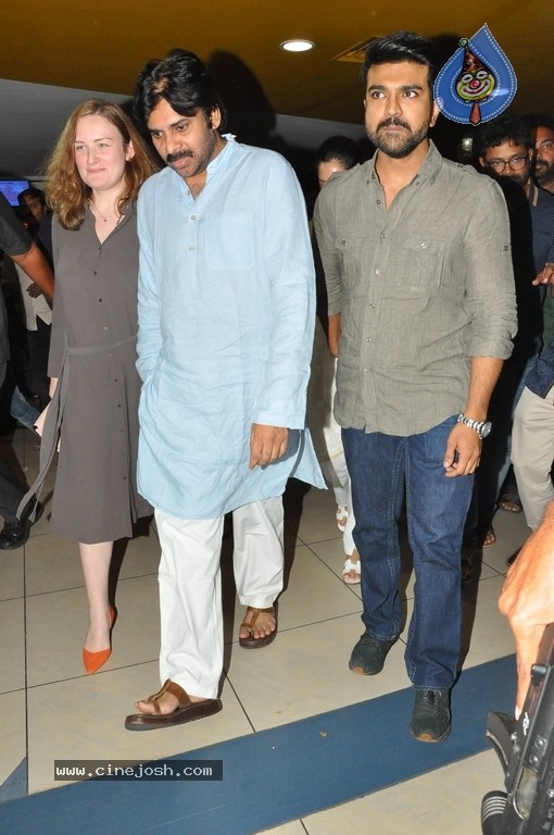 Pawan Kalyan Watches Rangasthalam Movie - 26 / 42 photos