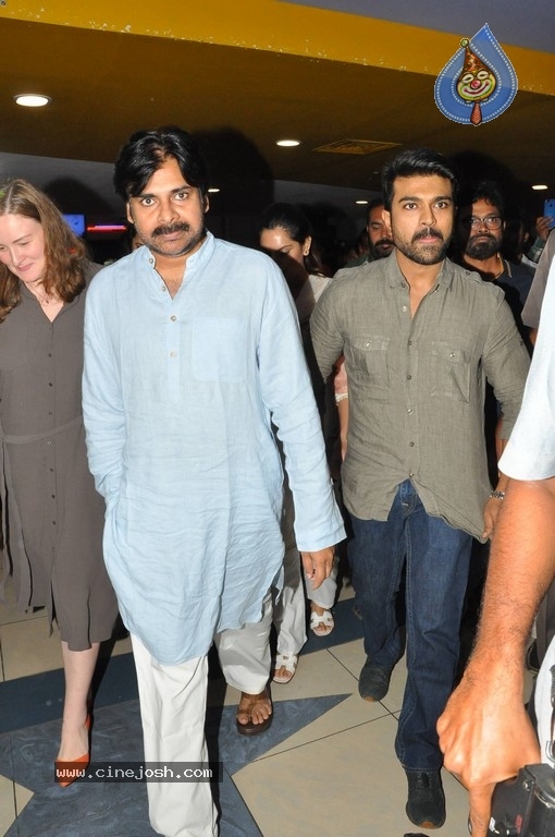 Pawan Kalyan Watches Rangasthalam Movie - 37 / 42 photos