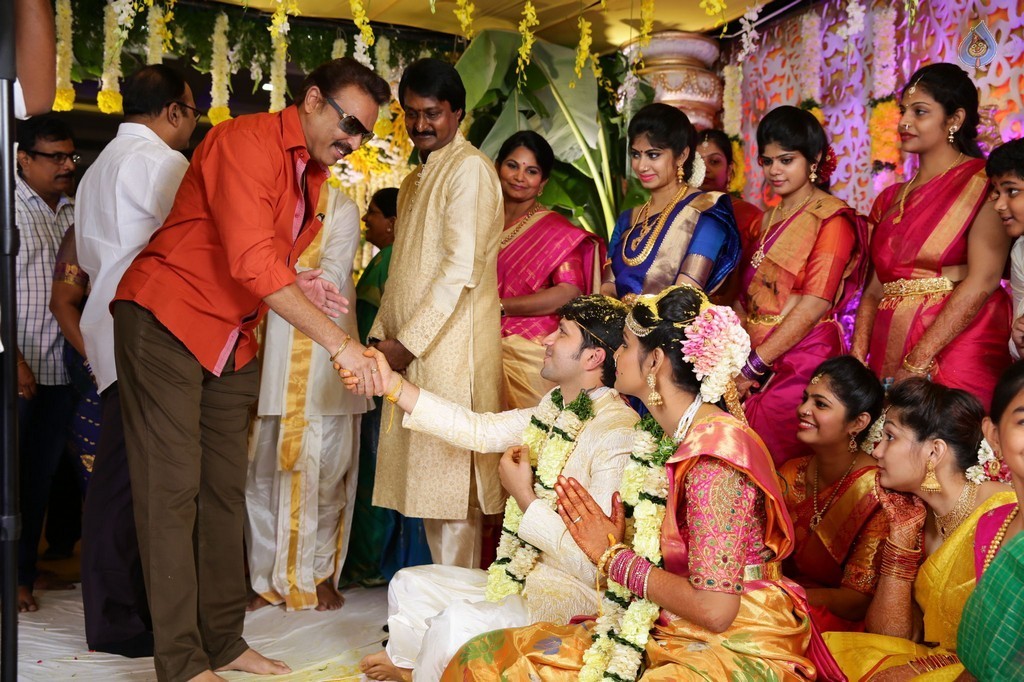 Prabhu Teju and Varsha Wedding Reception Photos - 38 / 58 photos