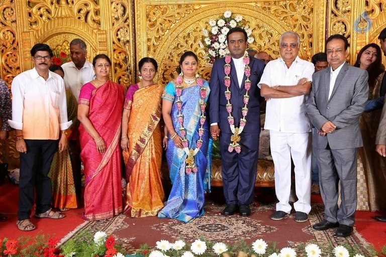 Producer LMM Muralidharan Son Wedding Photos - 41 / 55 photos