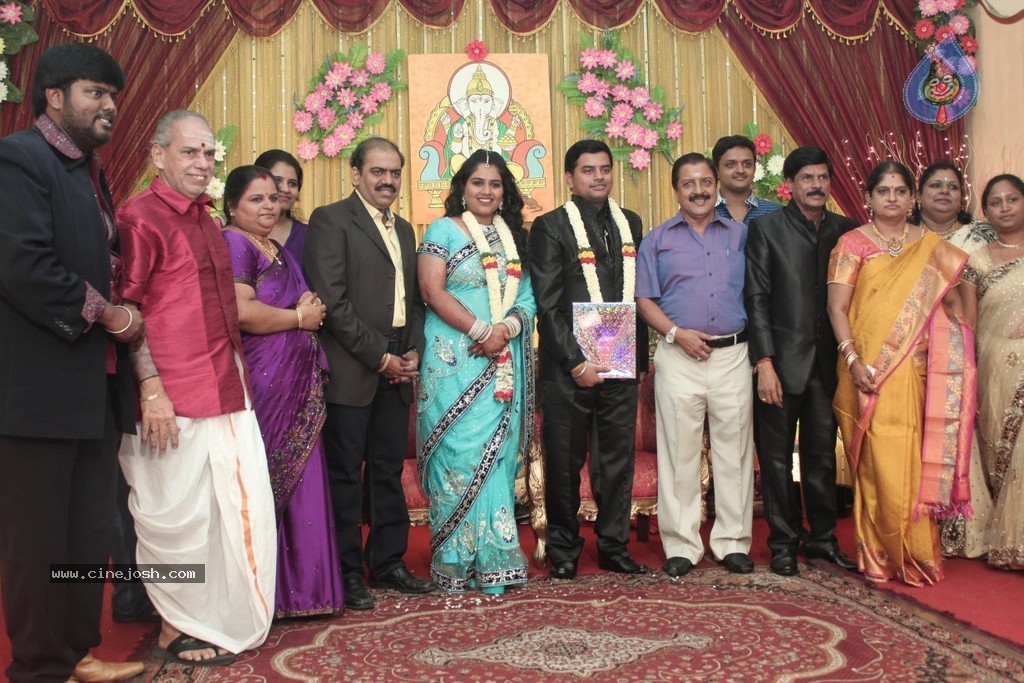 Producer Swaminathan Son Wedding Reception - 22 / 89 photos