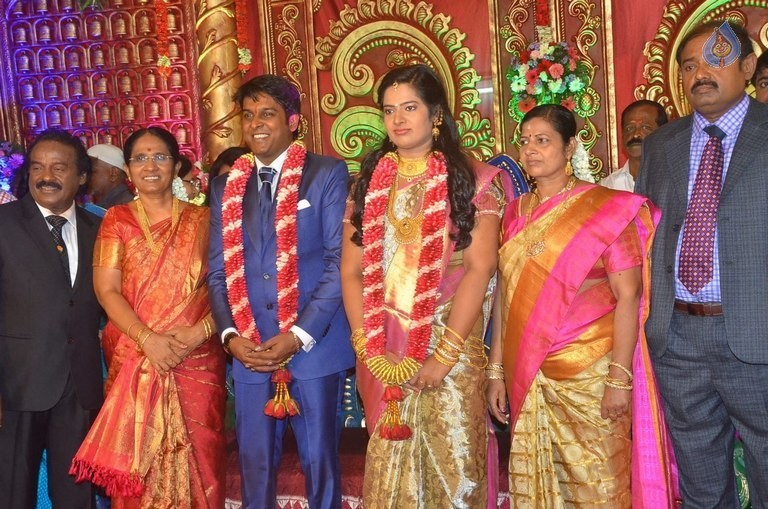 Producer Vinoth Kumar and Sindhu Wedding Reception - 3 / 42 photos