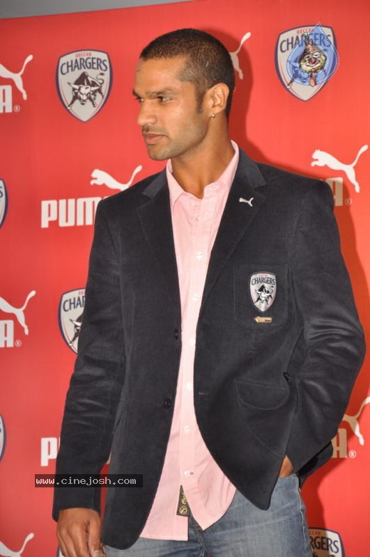 Puma Unveils Deccan Chargers Team Jersy and Fanwear - 63 / 79 photos