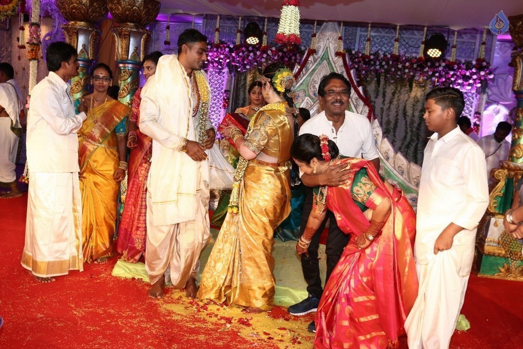 Radhika Daughter Rayane and Mithun Wedding Photos - 34 / 54 photos