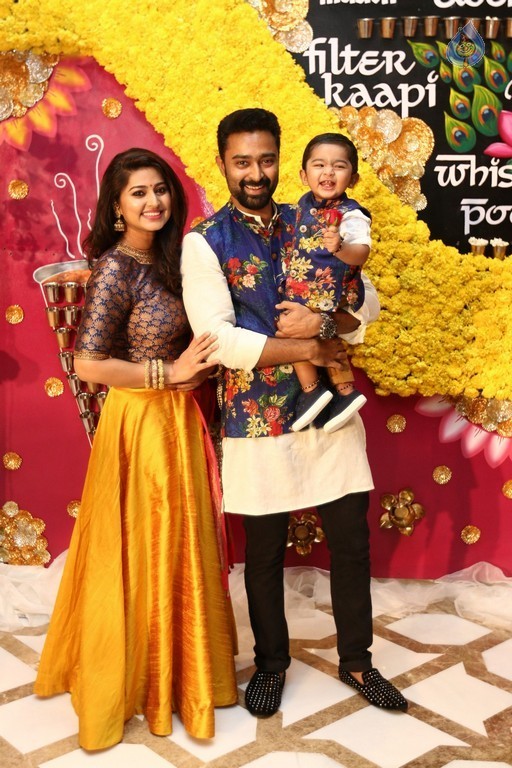 Radhika Sarathkumar Daughter Rayane Sangeet Photos - 9 / 24 photos
