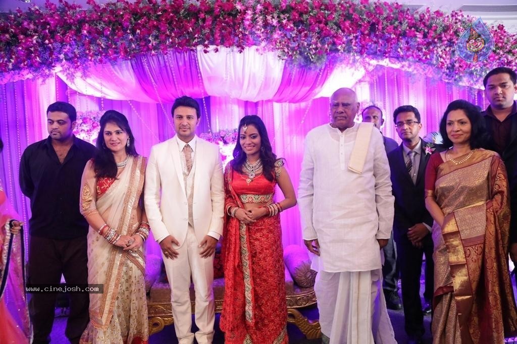 Raja and Amritha Marriage Reception Photos - 43 / 78 photos
