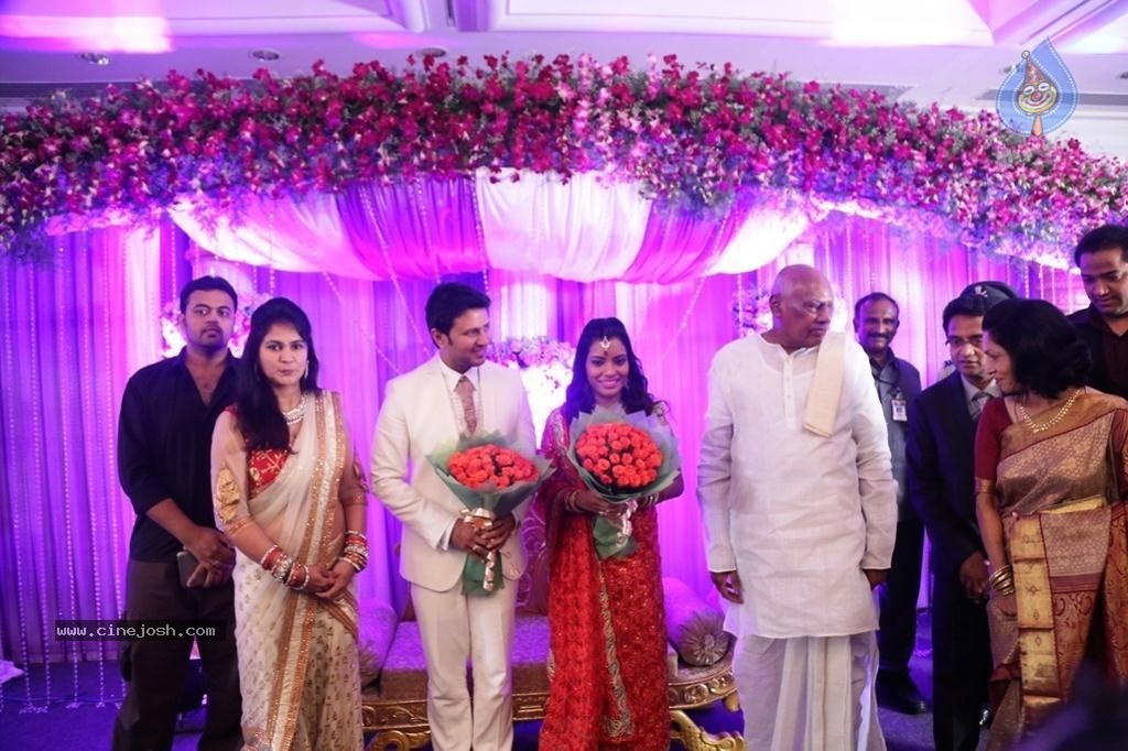 Raja and Amritha Marriage Reception Photos - 70 / 78 photos