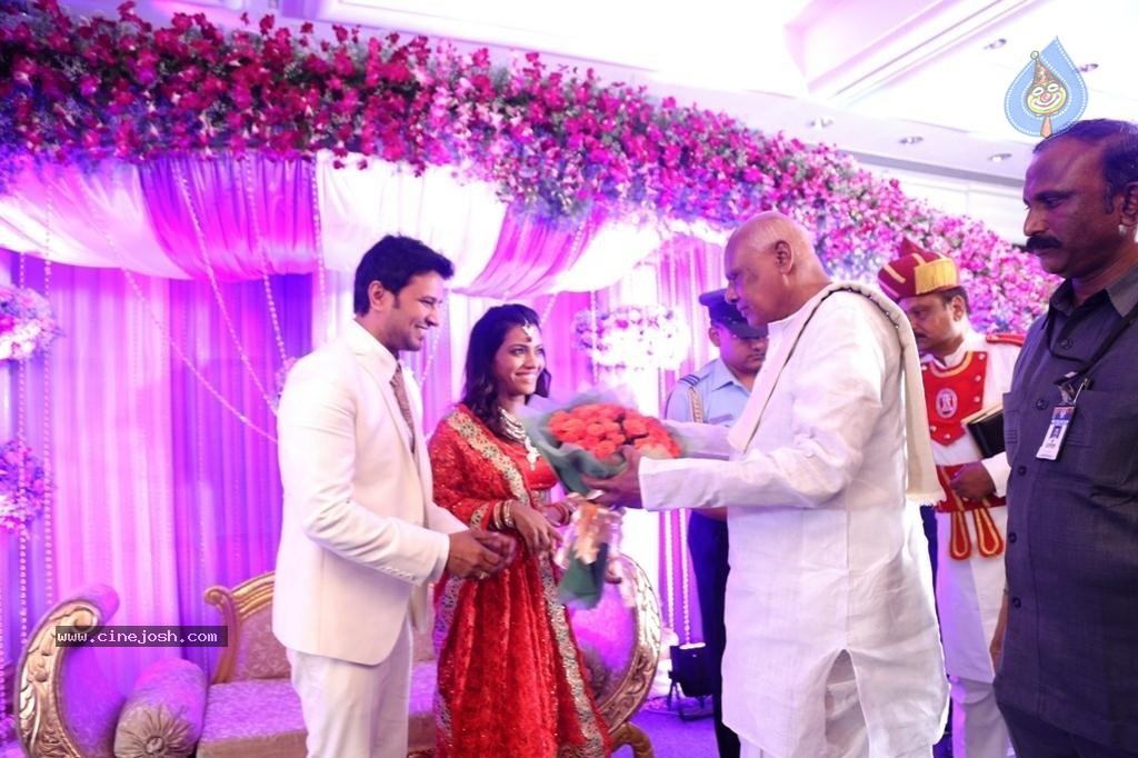 Raja and Amritha Marriage Reception Photos - 73 / 78 photos
