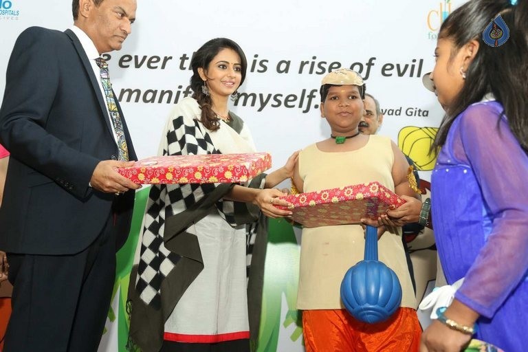 Rakul Preet Singh at Appollo Children's Day Celebrations  - 46 / 73 photos