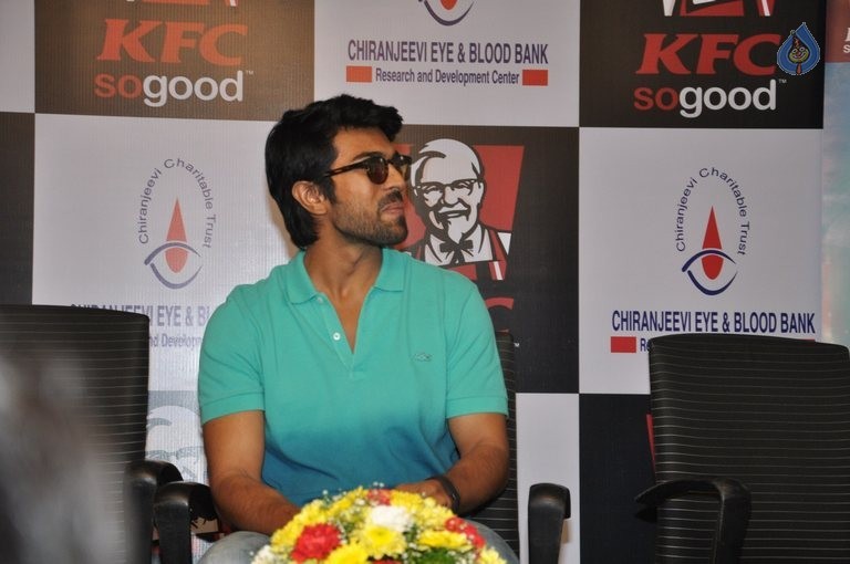 Ram Charan at KFC Employees Blood Donation Event - 22 / 81 photos