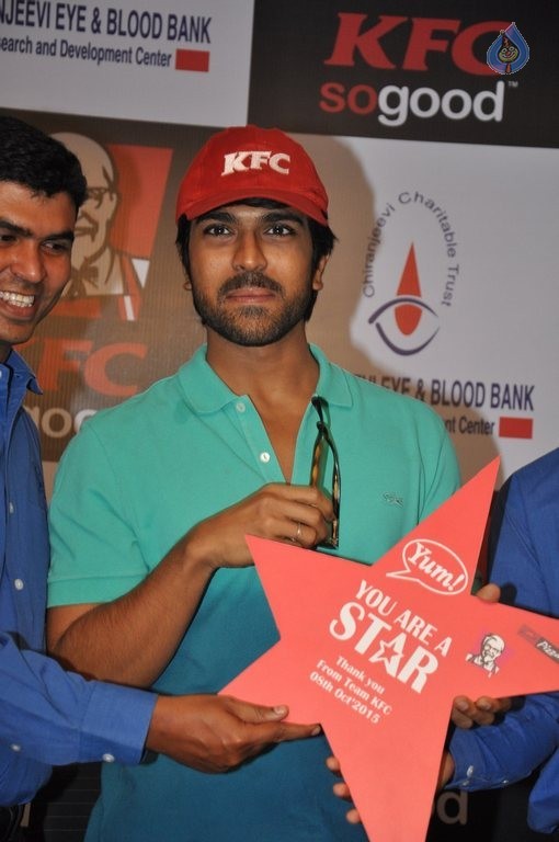 Ram Charan at KFC Employees Blood Donation Event - 35 / 81 photos