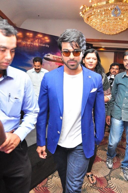 Ram Charan Trujet Airways Press Meet - 18 / 42 photos