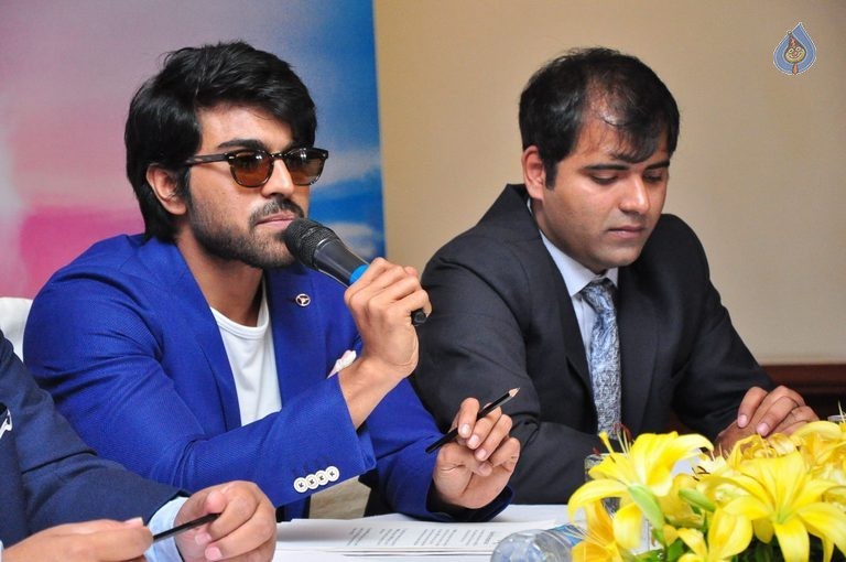Ram Charan Trujet Airways Press Meet - 27 / 42 photos
