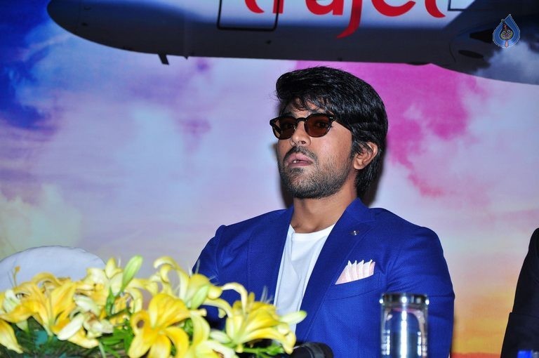Ram Charan Trujet Airways Press Meet - 28 / 42 photos
