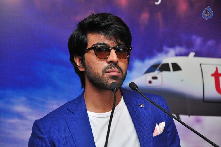 Ram Charan Trujet Airways Press Meet - 32 / 42 photos
