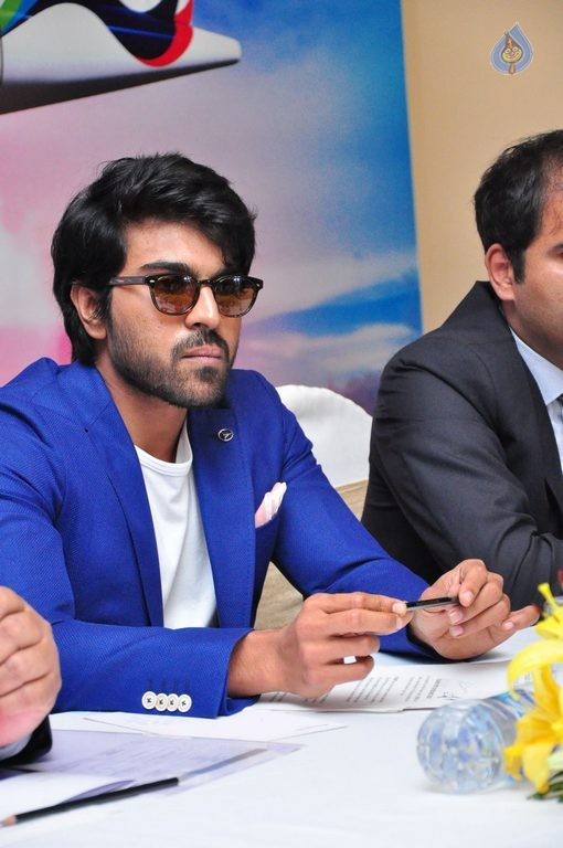 Ram Charan Trujet Airways Press Meet - 42 / 42 photos