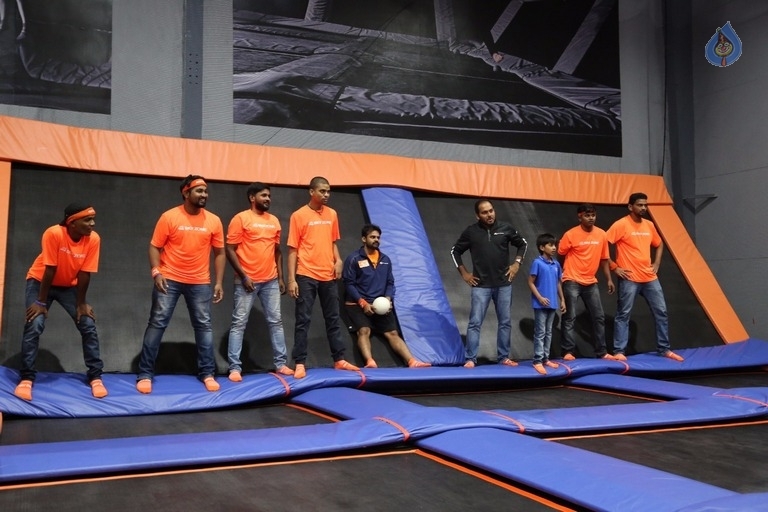 Sai Dharam Tej Brand Ambassador For Sky Zone Park - 1 / 19 photos
