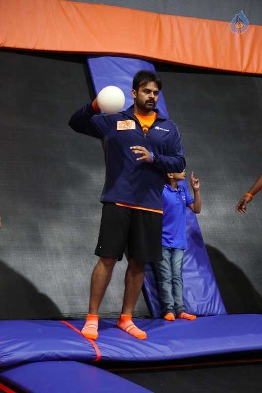 Sai Dharam Tej Brand Ambassador For Sky Zone Park - 2 / 19 photos