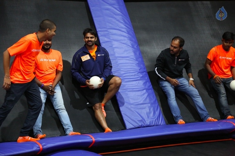 Sai Dharam Tej Brand Ambassador For Sky Zone Park - 3 / 19 photos