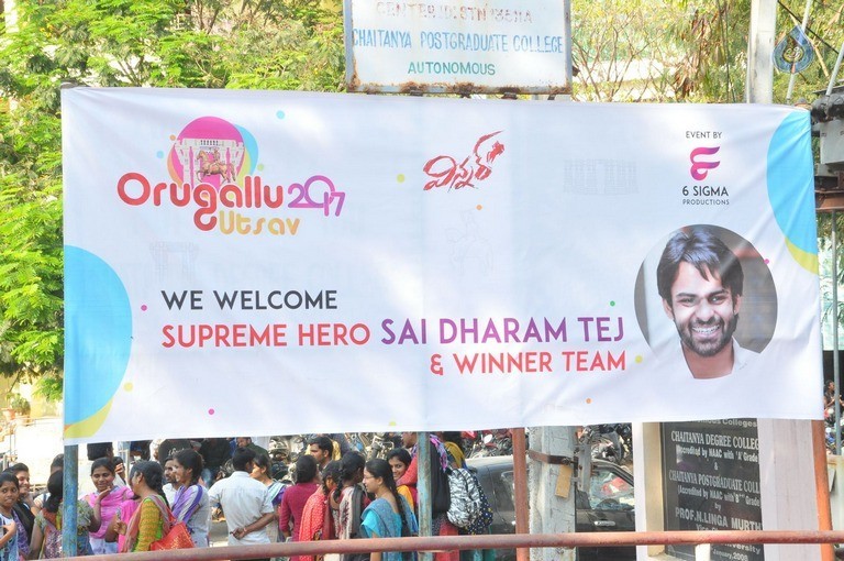 Sai Dharam Tej Launches Orugallu Ustav Festival Poster - 5 / 42 photos
