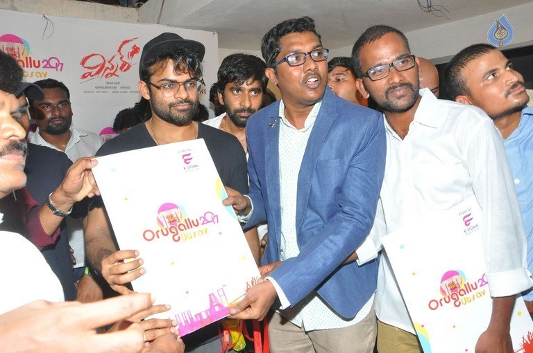 Sai Dharam Tej Launches Orugallu Ustav Festival Poster - 11 / 42 photos