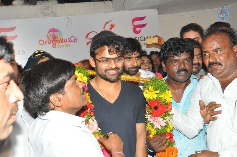 Sai Dharam Tej Launches Orugallu Ustav Festival Poster - 15 / 42 photos