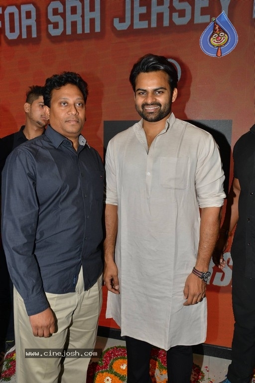 Sai Dharam Tej Launches Sunrisers Hyderabad T Shirt  - 16 / 34 photos