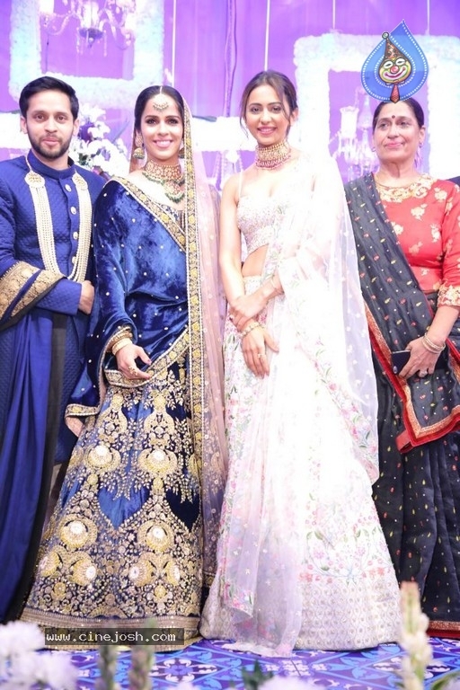 Saina Nehwal and Parupalli Kashyap Wedding Reception - 71 / 126 photos