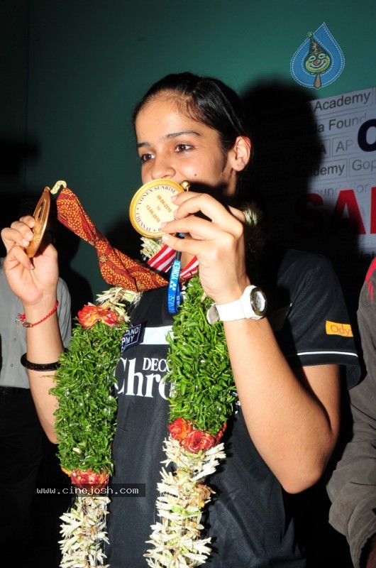 Saina Nehwal Press Meet at Gopichand Academy - 37 / 50 photos