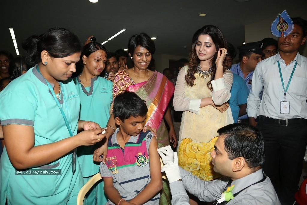 Samantha at Hepatitis B Vaccination Camp - 121 / 209 photos