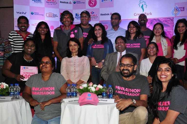 SBI Pinkathon in Hyderabad Event - 16 / 36 photos