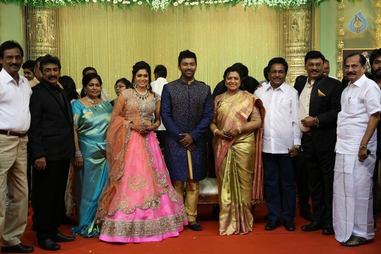 Shanthnu - Keerthi Wedding Reception Photos - 27 / 29 photos