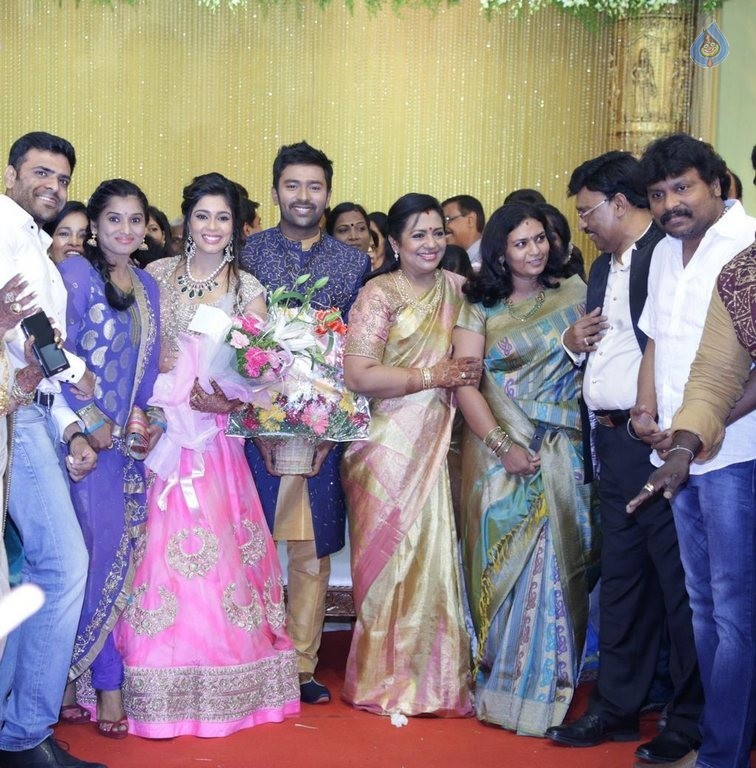 Shanthnu and Keerthi Wedding Reception Photos - 37 / 126 photos