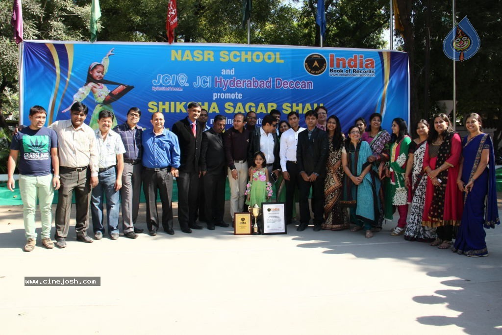 Shiksha Sagar Shah India Book of Records Event - 49 / 116 photos