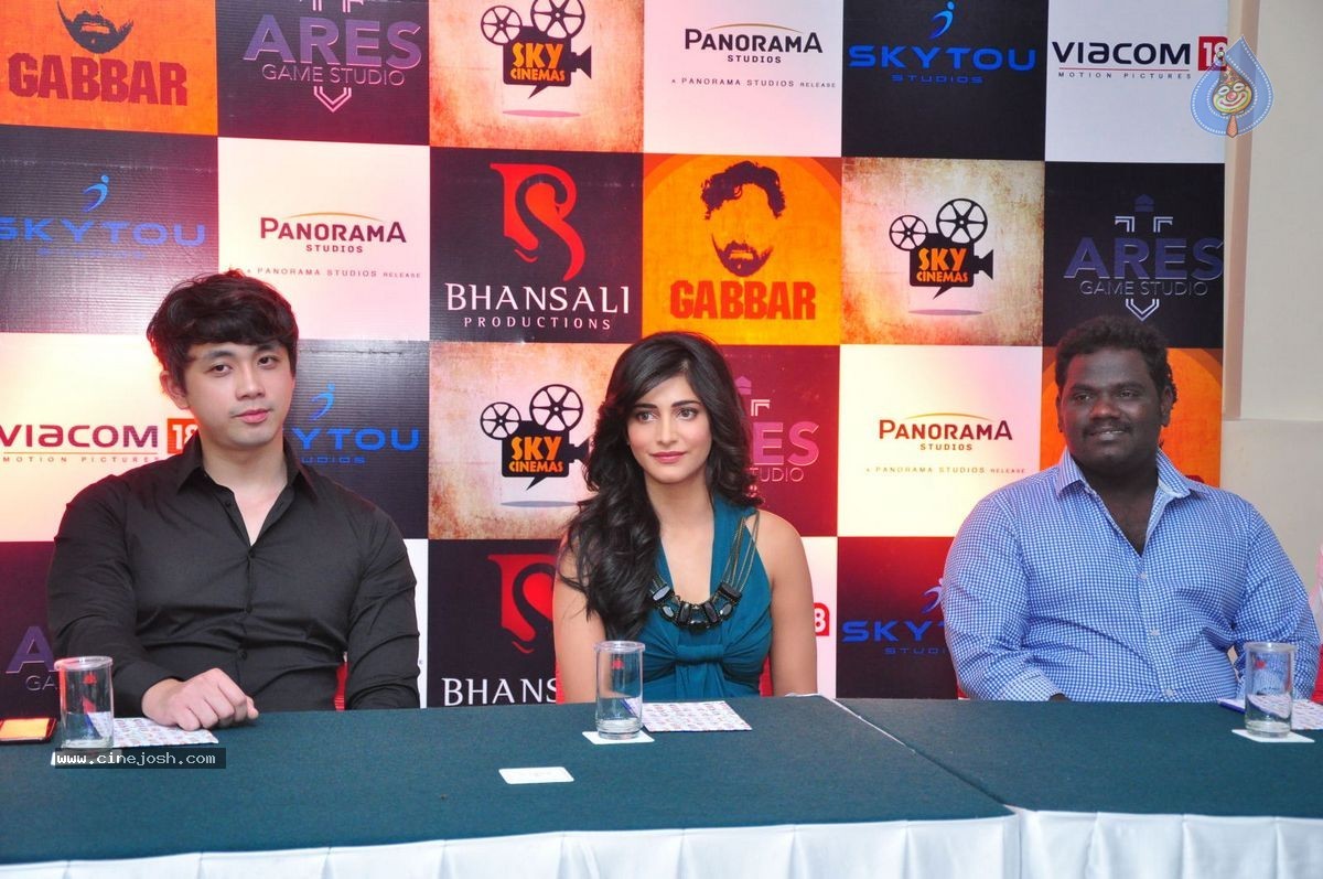 Shruti Hassan Launches Gabbar Game - 43 / 69 photos