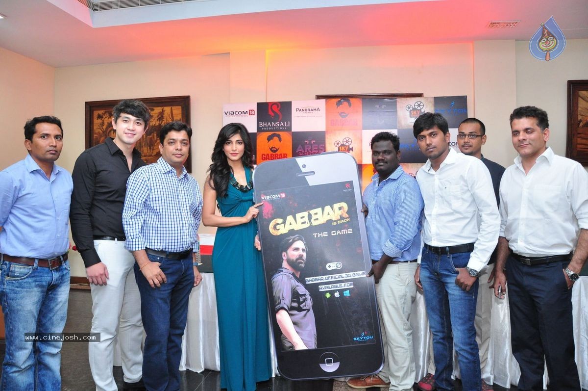Shruti Hassan Launches Gabbar Game - 51 / 69 photos