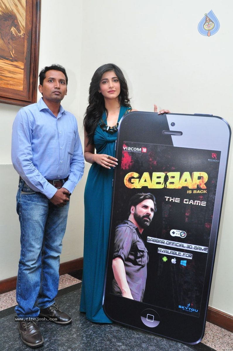 Shruti Hassan Launches Gabbar Game - 54 / 69 photos
