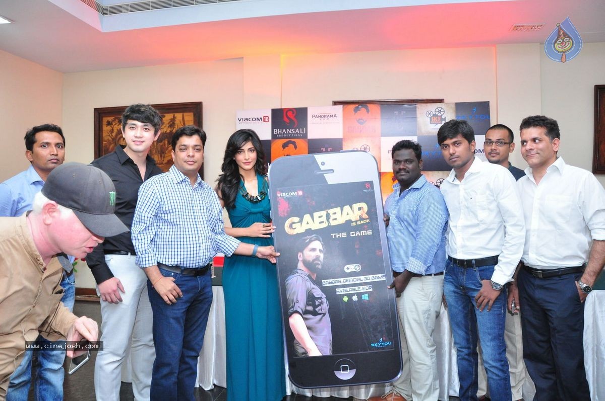 Shruti Hassan Launches Gabbar Game - 58 / 69 photos