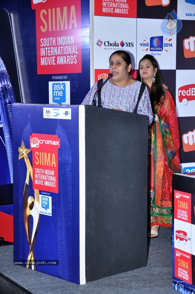 SIIMA 2014 Press Meet at Chennai - 42 / 104 photos