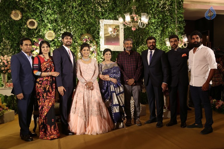 Sreeja and Kalyan Wedding Reception 5 - 10 / 32 photos