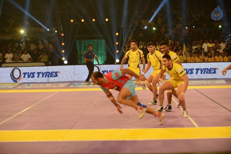Telugu Titans Vs Jaipur Pink Panthers Kabaddi Match Photos - 51 / 100 photos