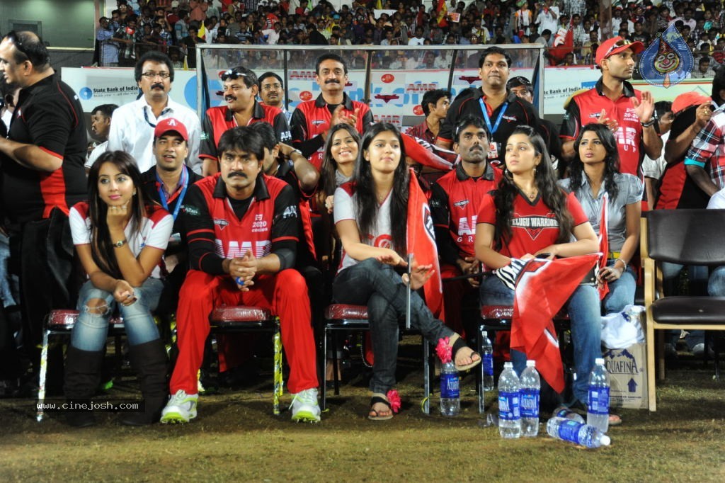 Telugu Warriors VS Chennai Rhinos Match  - 17 / 61 photos
