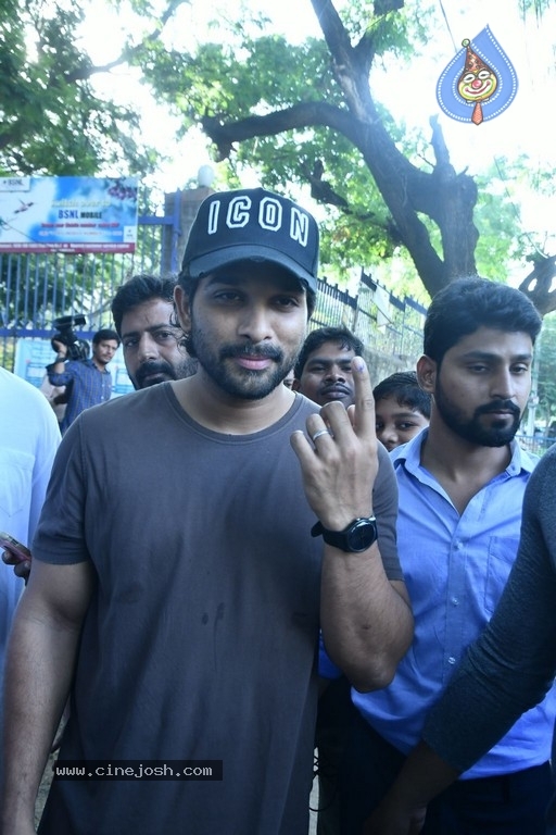 Tollywood Celebrities Cast Their Vote - 44 / 61 photos