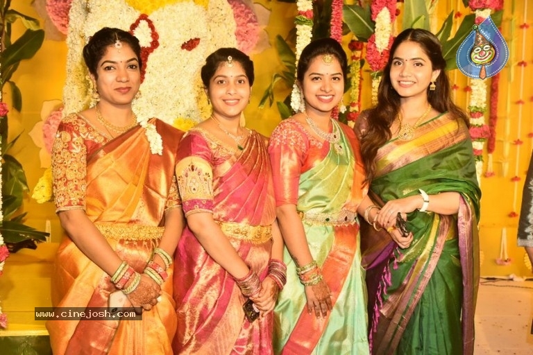 Tollywood Celebs At Harika And Karthik Wedding Ceremony - 25 / 42 photos