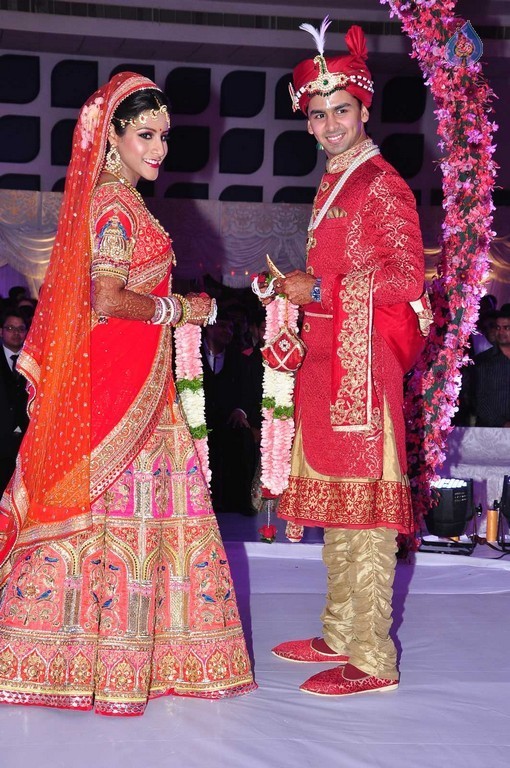 Trupthi and Ankit Wedding Reception - 13 / 57 photos