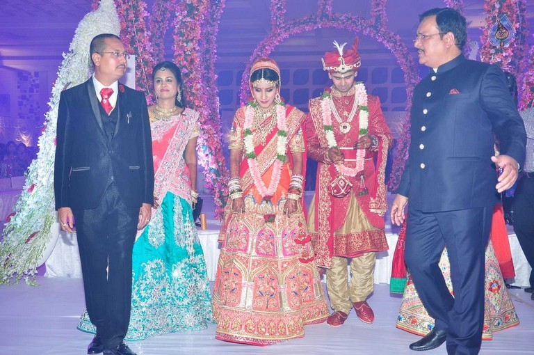 Trupthi and Ankit Wedding Reception - 30 / 57 photos