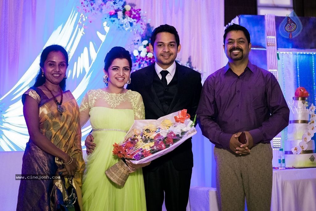 TV Anchor DD and Srikanth Wedding Reception - 7 / 25 photos