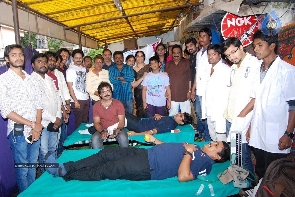 TV Artist Madhu Sudhan Blood n Food Donation Camp - 17 / 69 photos