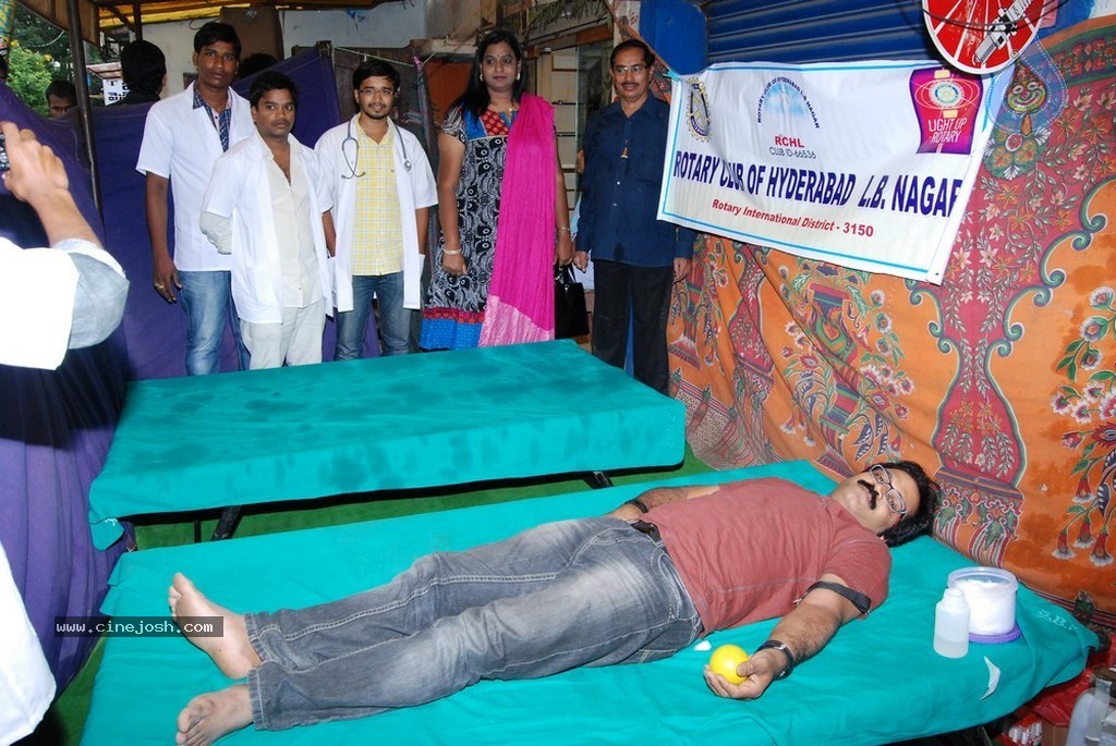 TV Artist Madhu Sudhan Blood n Food Donation Camp - 46 / 69 photos